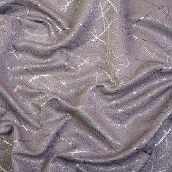 Ткань Блэкаут для штор светозатемняющая 75% &quot;Ледовое тиснение  Серый&quot;   в Ставрополе