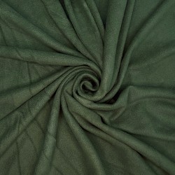 Ткань Флис Односторонний 130 гр/м2, цвет Темный хаки (на отрез)  в Ставрополе