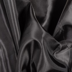 Ткань подкладочная Таффета 190Т, цвет Черный (на отрез)  в Ставрополе