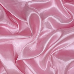 Ткань Атлас-сатин, цвет Розовый (на отрез)  в Ставрополе