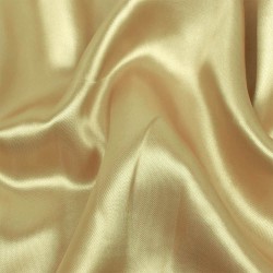 Ткань Атлас-сатин ЛЮКС, цвет Золотой (на отрез)  в Ставрополе