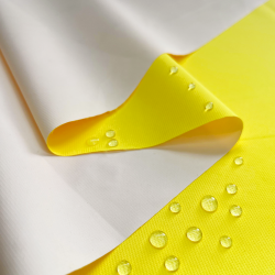 Водонепроницаемая Дышащая Мембранная ткань PU 10'000, цвет Жёлтый (на отрез)  в Ставрополе