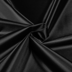 *Ткань Оксфорд 210D PU, цвет Черный (на отрез)  в Ставрополе